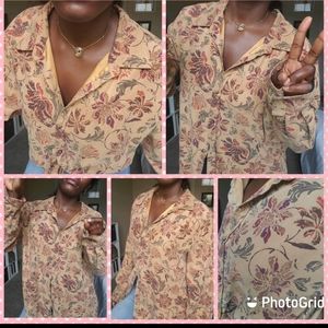 Vintage 1980s printed  shirt
